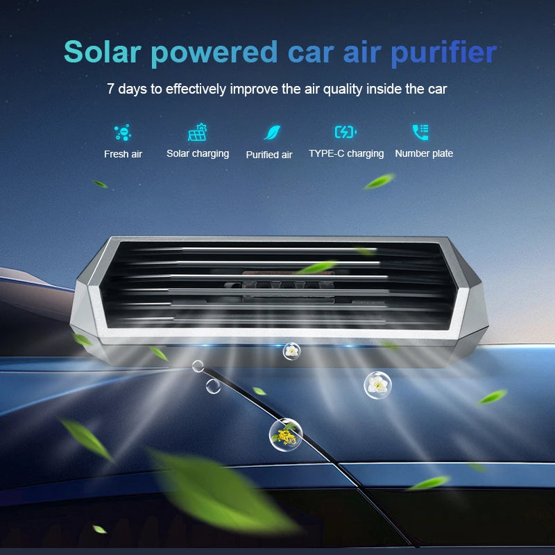 Purificateur d'Air Solaire Haute Performance - Édtion Auto 2026