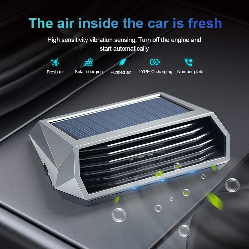 Purificateur d'Air Solaire Haute Performance - Édtion Auto 2026